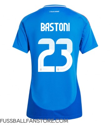 Italien Alessandro Bastoni #23 Replik Heimtrikot Damen EM 2024 Kurzarm